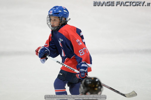 2014-10-26 Ambrosiana-Hockey Milano Rossoblu U12 0387 Simone Battelli